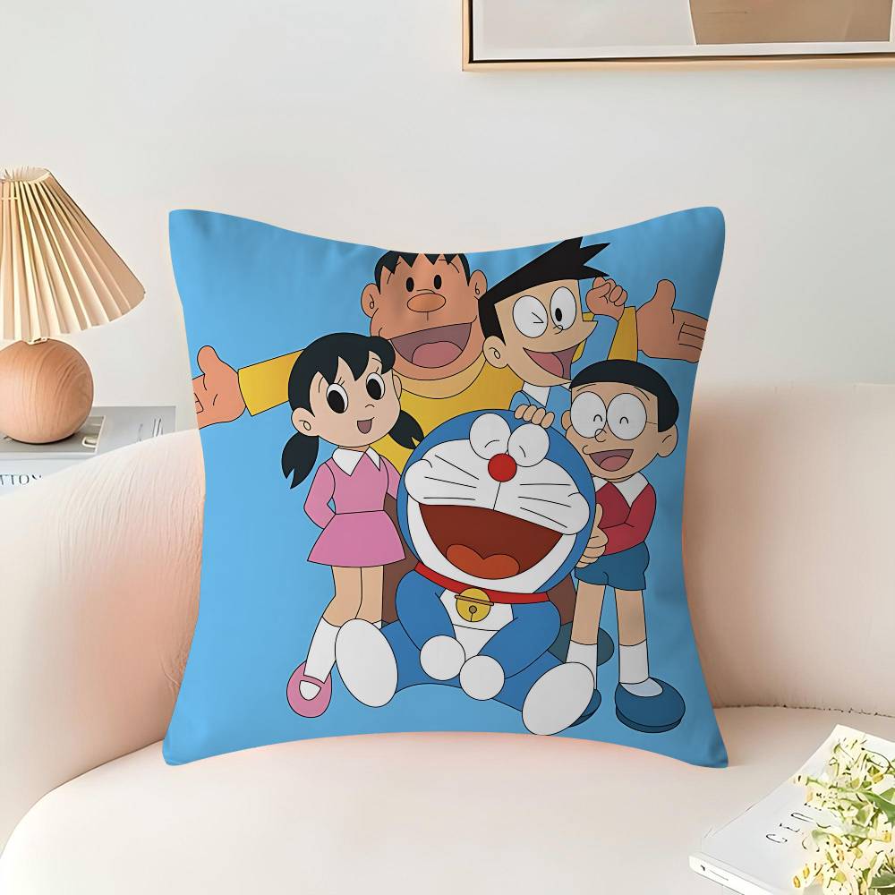 Cartoon D-DoraemonS Cushion Cover 30x50 Polyester Sofa Cushions Decorative Throw Pillows Home Decoration Pillowcover