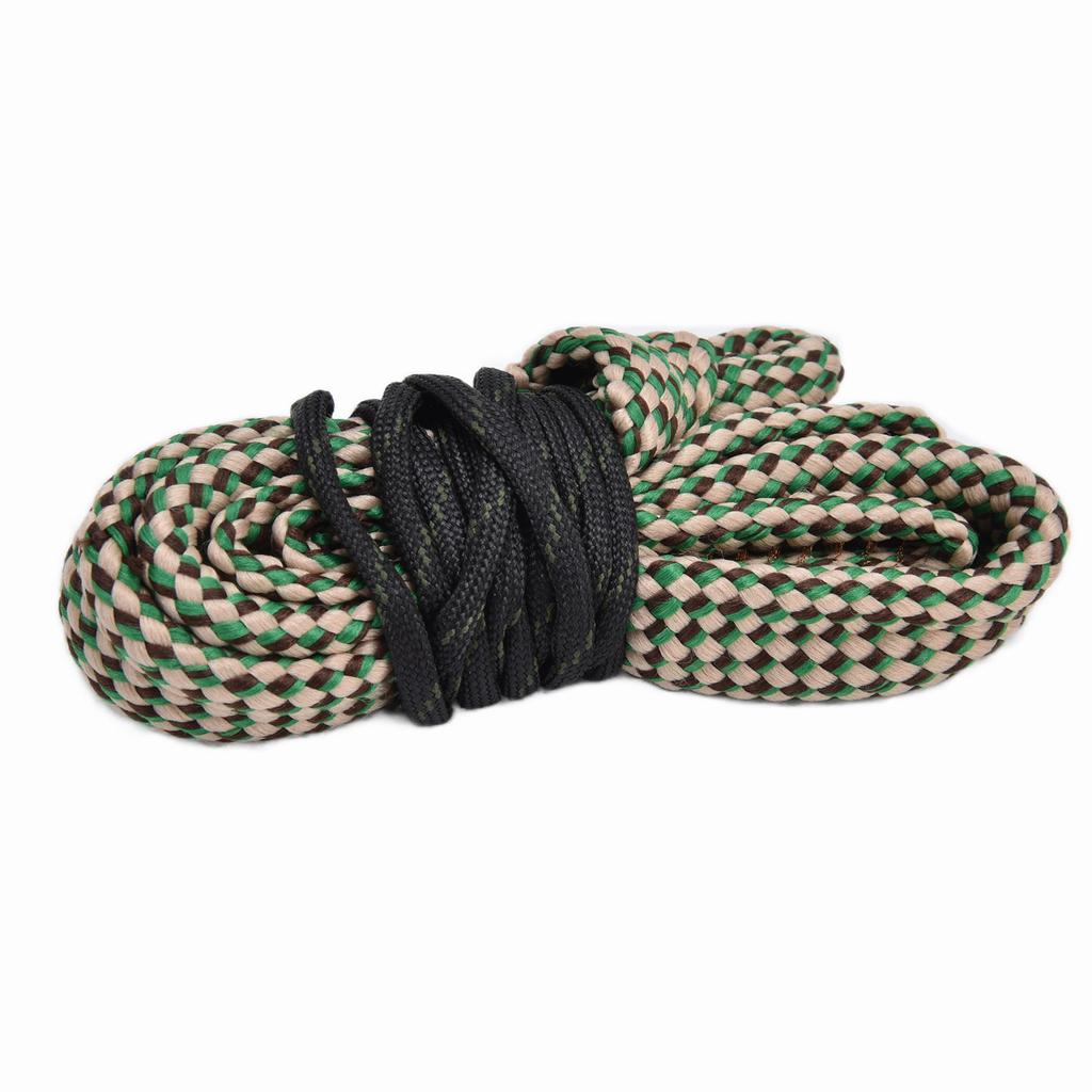 Cuerda de Limpieza de Cañón de 195cm Reutilizable Lavable a Máquina Paño de Algodón Accesorio Limpiador de Cañón G04:7.62 mm