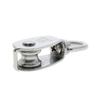 4 Pieces 304 Stainless Steel Single Pulley Single Pulley for Many Applications, Garage, Loading Machine, Tent, Linen Rope, Dog