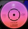 7inch Record J. VINCENT EDWARDS  Love Hit Me 7N45620 Pye Records 1976 UK Rock Used