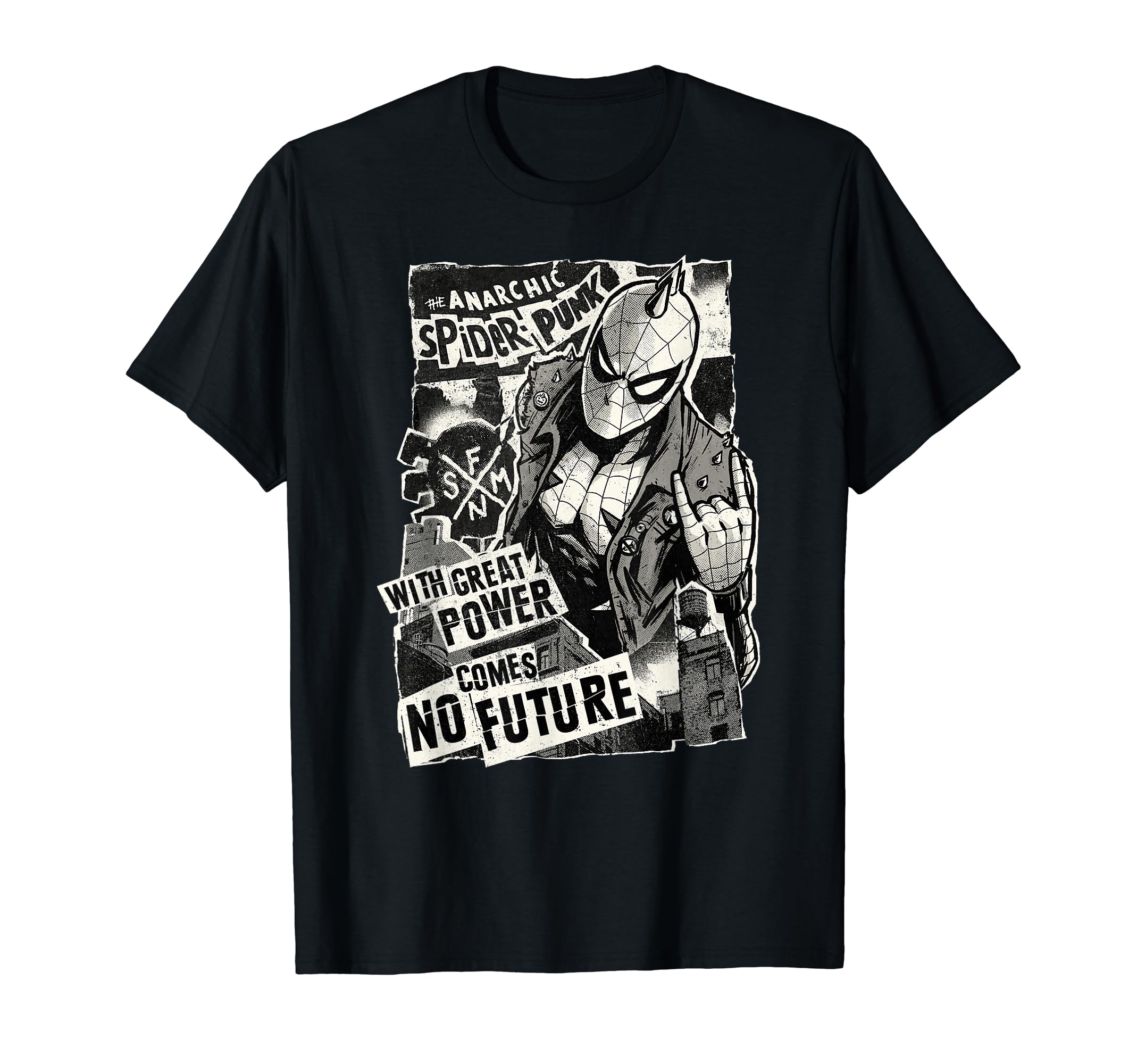 

Marvel Spider-Man Anarchic Spider-Punk Super Power T-Shirt