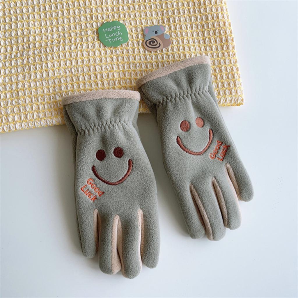 Children's Warm Gloves Plus Fleece Cold-proof Gloves