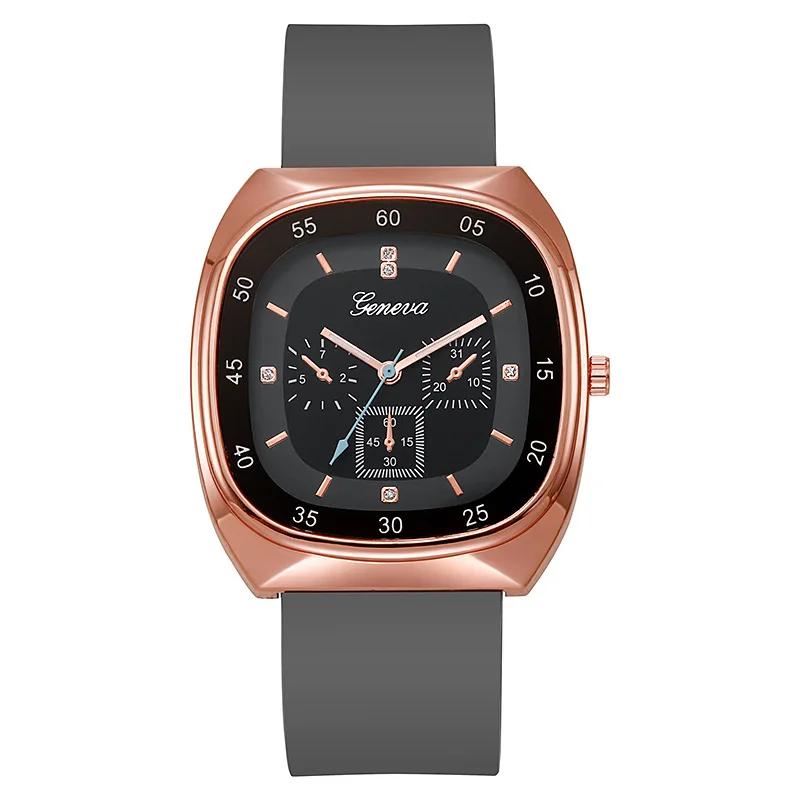 Luxury Women Watch Antique Wristwatch Quartz Watches Women Clock Ladies Silicone Strap Watch Gift Reloj Mujer Montre Femme