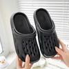 Neue Rafting-Schuhe Hausschuhe Damen Sommer einfarbige Lochsandalen rutschfest Oberbekleidung Dual-Use Strand coole Hausschuhe