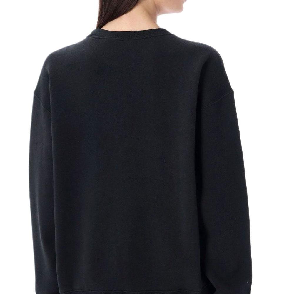 Polo Ralph Lauren Logo Embroidered Crew Neck Long Sleeve Drop Shoulder Sweatshirt Women Sweatshirt 211971690-004