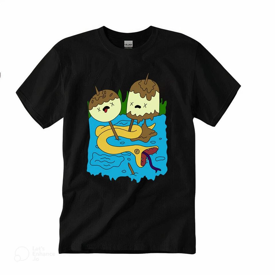Princess Bubblegum#039;s Rock Adventure Time Men#039;s Black White TShirt Unisex T-Shirt M