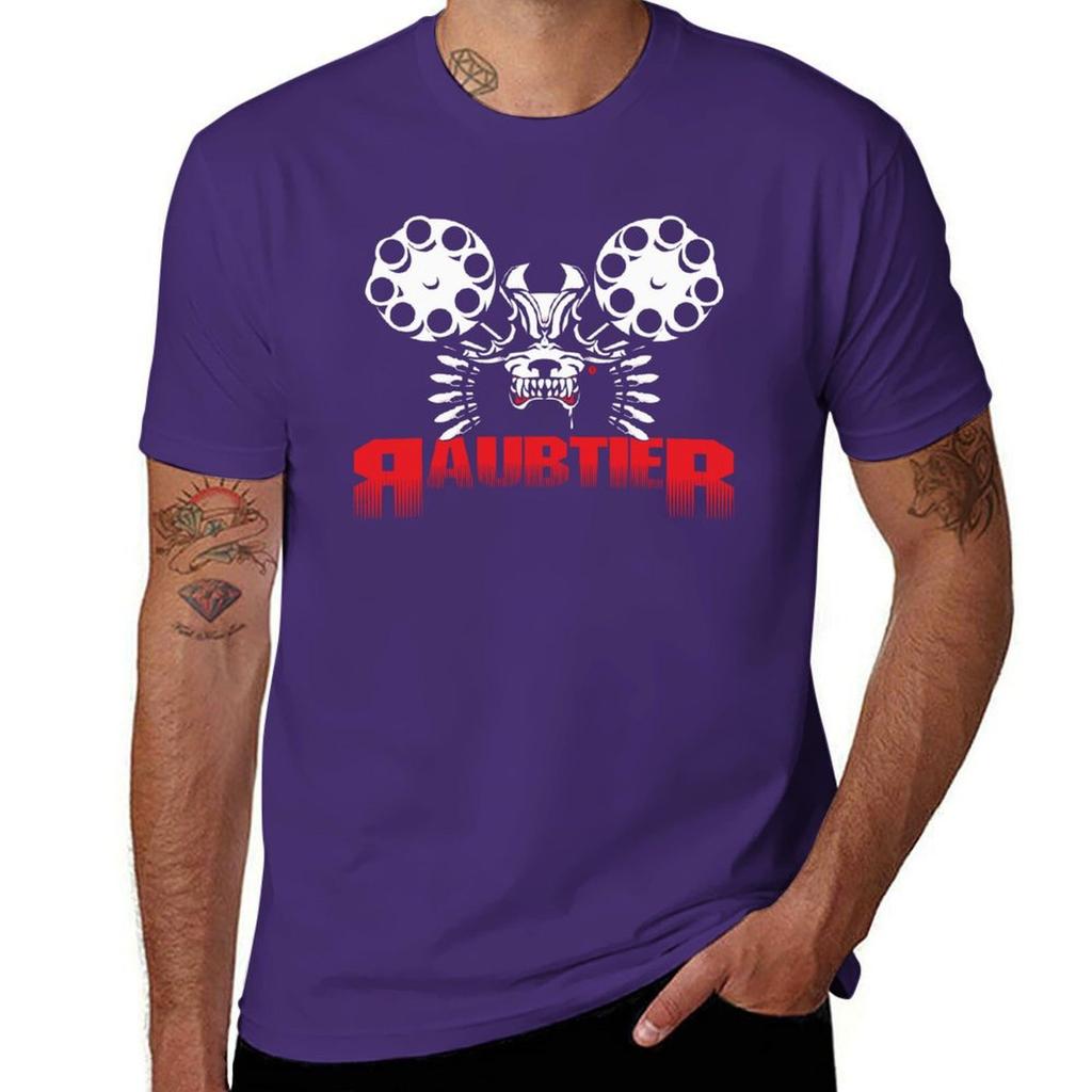 Raubtier TShirt tops customs design your own Unisexs plain t shirts