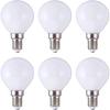 G45 LED Bulb 5W Globe Vanity Light Bulb E14 Candelabra Base 50W Equivalent Warm White 3000K LED Round Light Bulb 500LM for Makeup Mirror Bathroom