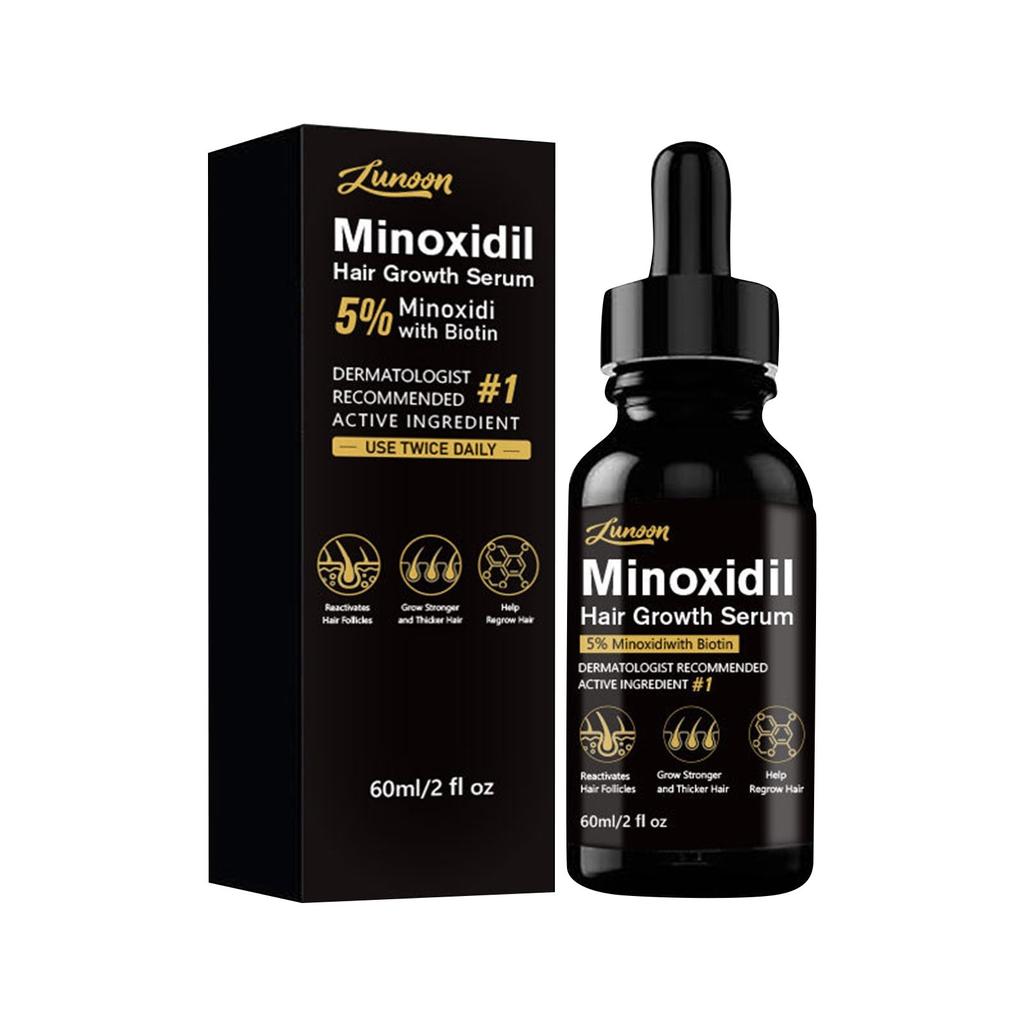 L'essence épaississante pour cheveux favorise la force des cheveux pour hommes et femmes, liquide nourrissant anti-chute et croissance des cheveux 60 ml