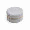 Velvet Travel Jewelry Case Round Mini Portable Jewelry Storage Ring Jewelry Box  Storage Use