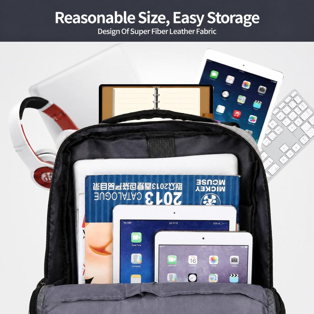 Laptop Backpack Business Computer Bag Student School Bookbag Travel Backpack Lightweight Casual