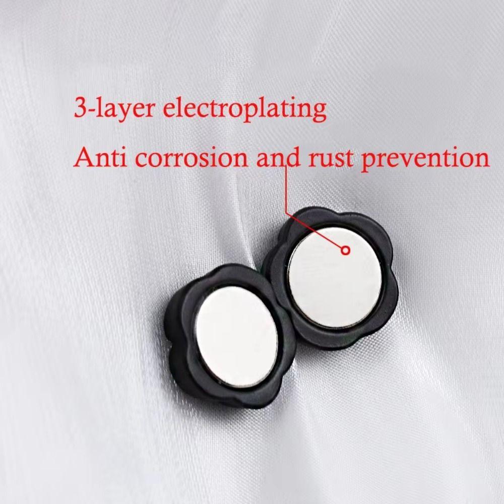 Heart-Shaped Shawl Clip Super Strong Magnetic Magnetic Clips Magnetic Scarf Brooch  DIY Accessories