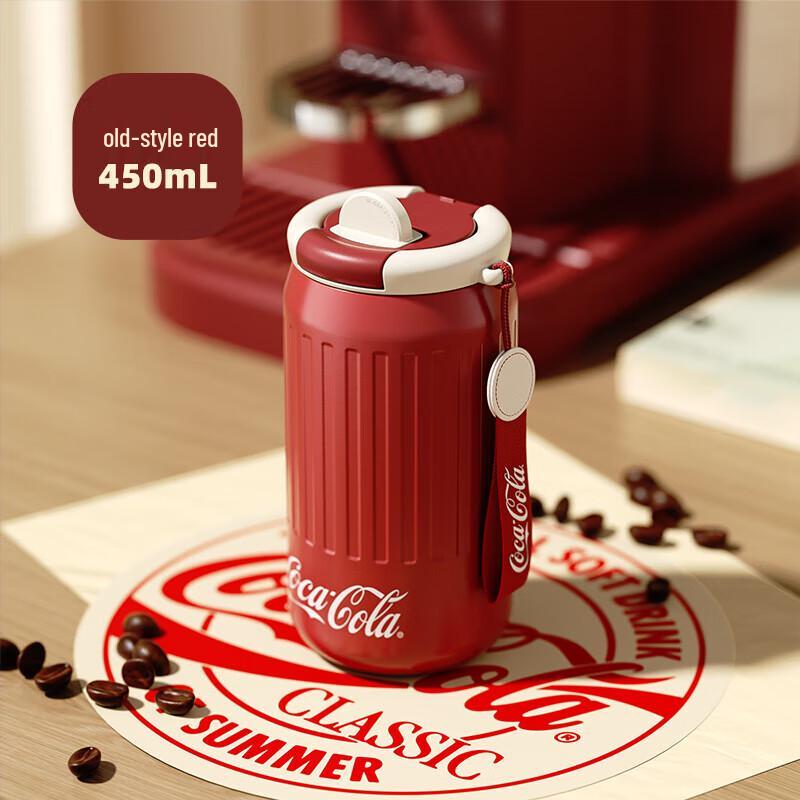 NONOO Coca-Cola Retro Insulated Stainless Steel Coffee Tumbler