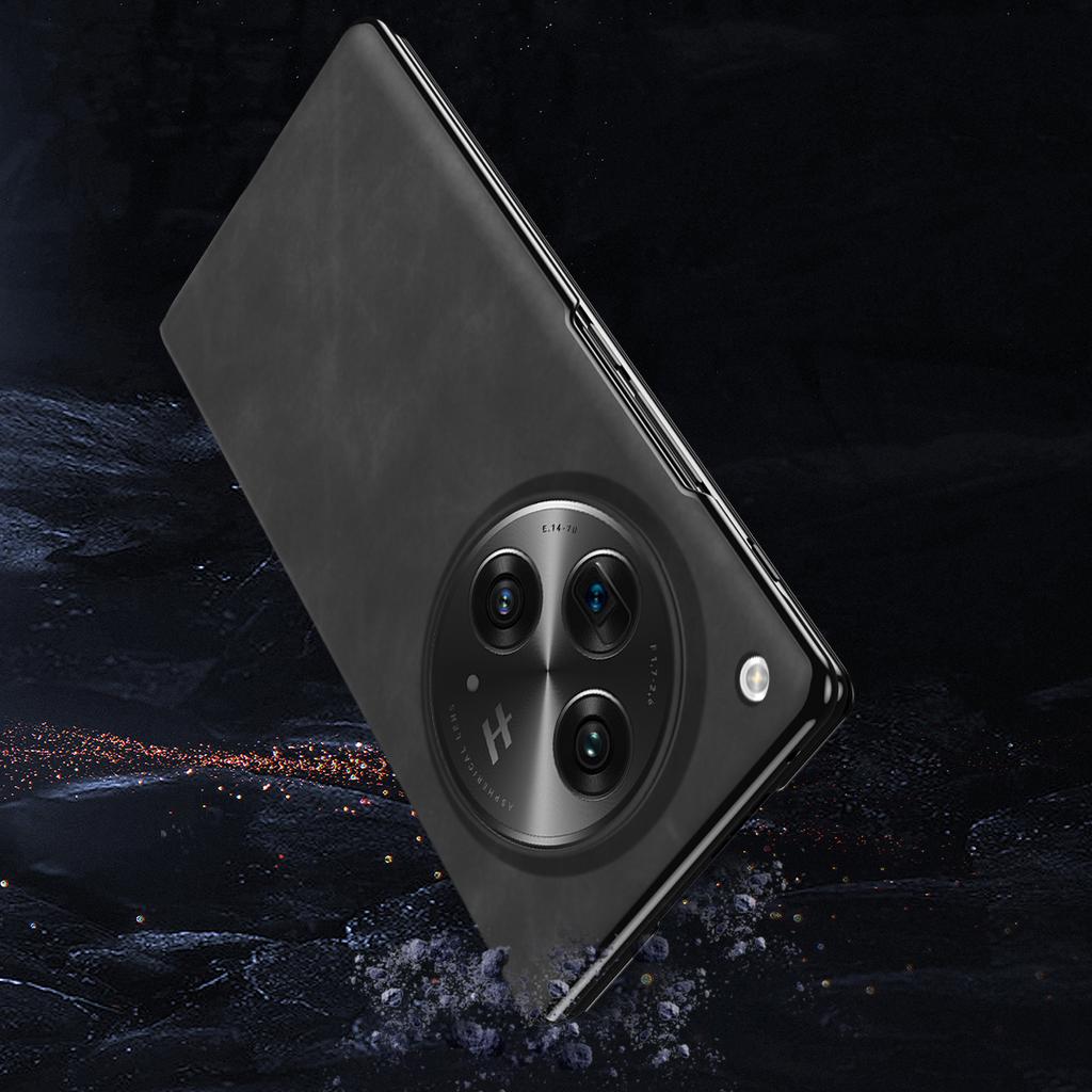 For Oppo Find N3 5G Phone Case Nappa Texture Leather+PC Cover with Stand