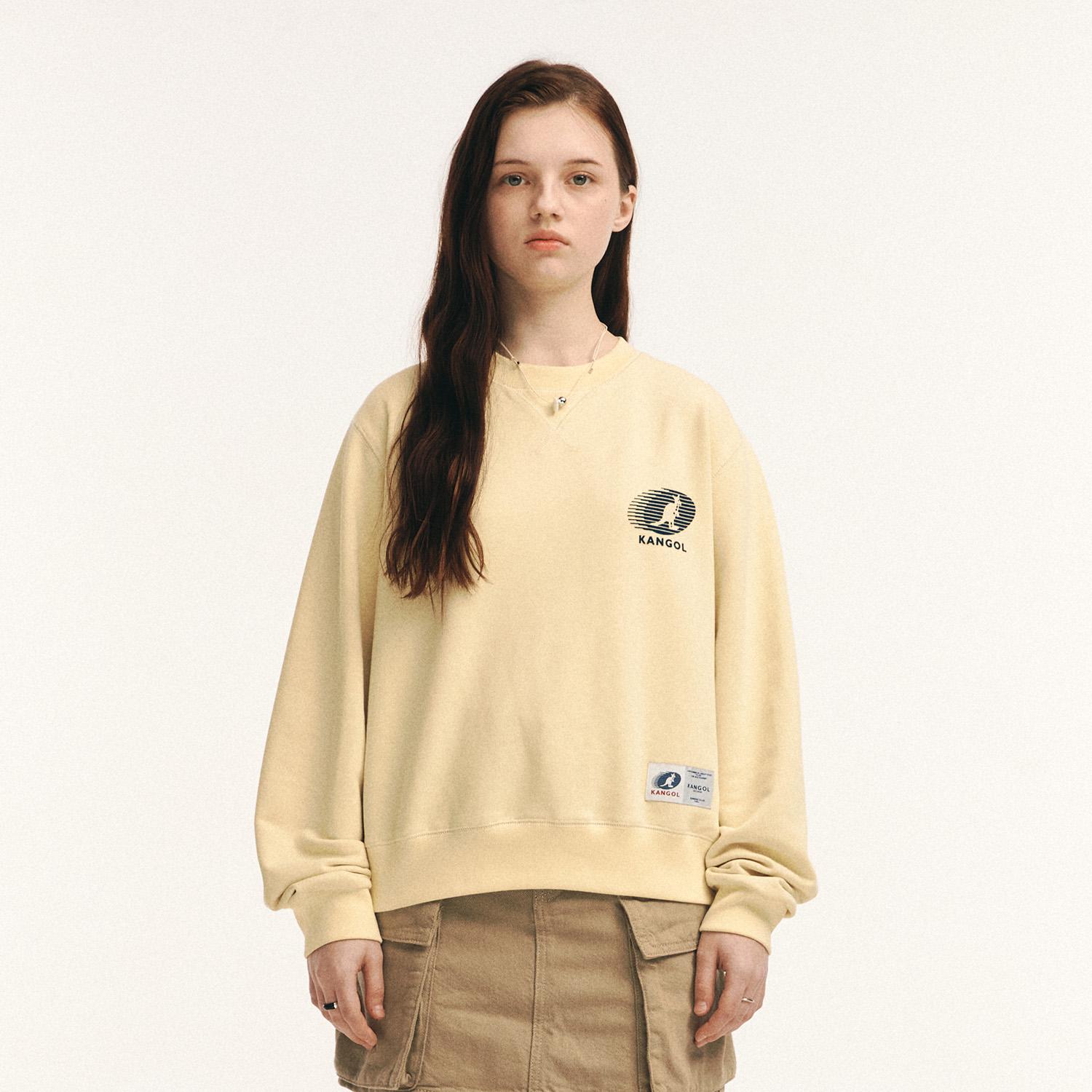 Женская толстовка Kangol Rush с логотипом 1777 Лимонный Lemon/S