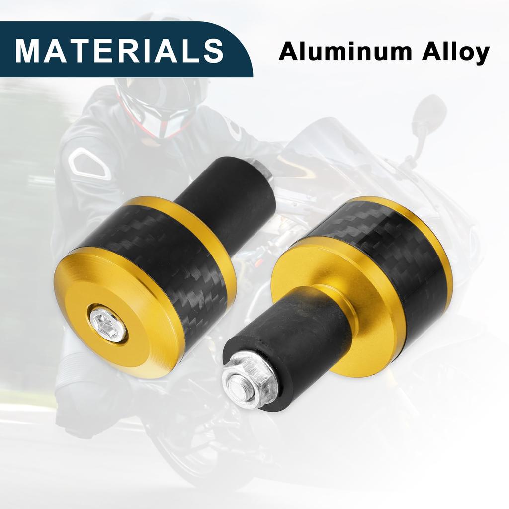 TUCKBOLD Motorcycle Handlebar End Plugs Aluminum Alloy 7/8" 22mm Stylish | Front Handlebar Grip