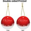 Christmas Ornament Merry Christmas Snowflakes Christmas Tree Ornaments Christmas Decoration for Xmas Ornaments Hanging Decorations Ceramic Ornament