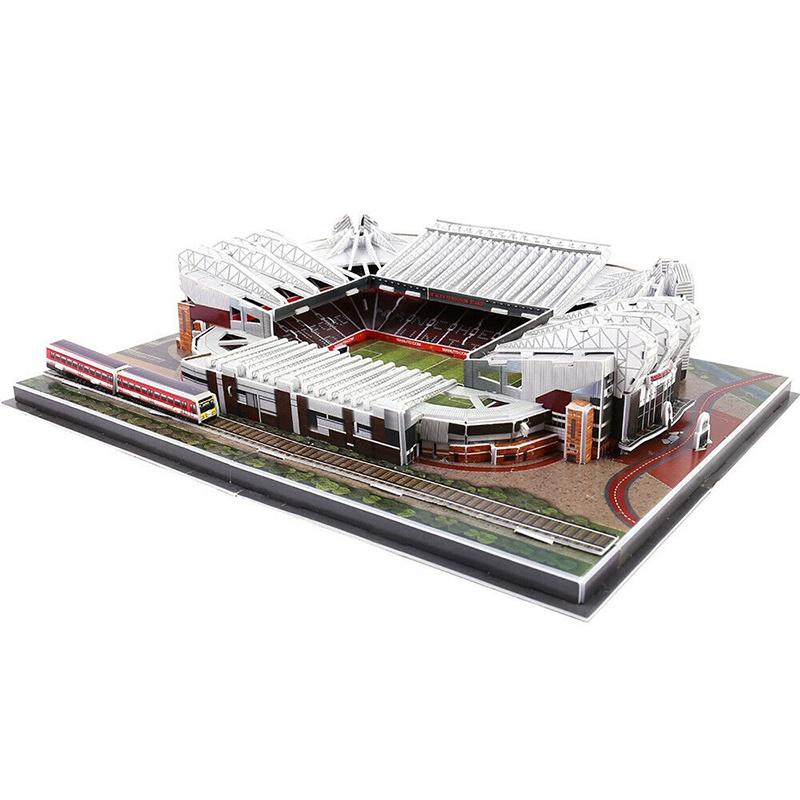 Football Club 3d Stadium Model Jigsaw Puzzle Exquisite Old Trafford Stadium Design