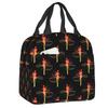 Dance Rhythmic Gymnastics Insulated Lunch Bag for Women Resuable Cooler Thermal Lunch Box Beach Camping Travel