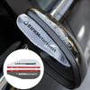 2 Stück Transparentes Autozubehör Rückspiegel-Schutz Regenschutz Augenbraue Visierabdeckung Für BMW 1 2 3 4 Serie M Power X1 X5 X6 F30 E90