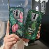Cartoon Back Cover Phone Case For Blackview BV6900 Card Bag Graffiti Waterproof Soft Case Card Slot Silicone Shockproof