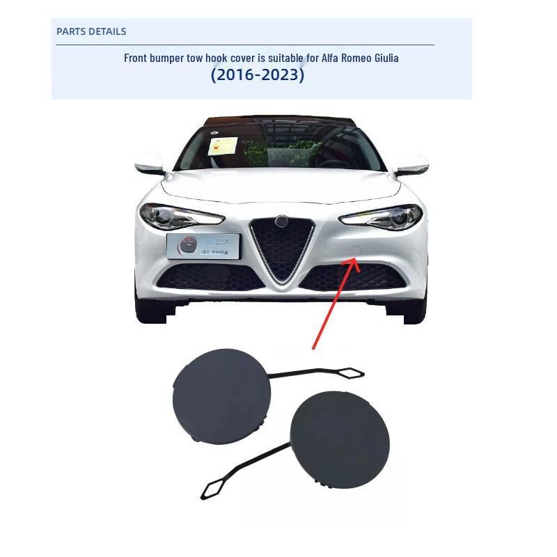 

Кришка буксирного гака переднього бампера для Alfa Romeo Giulia (2015-2022 роки) #156107993 Left 156107993