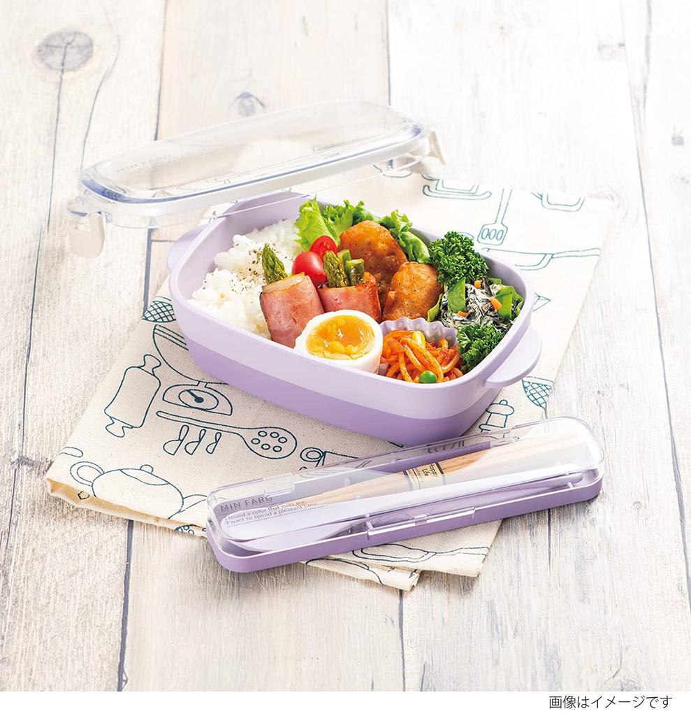 Miyamoto Sangyo MIN FARG Cafe Lunch 630ml Box, Purple,
