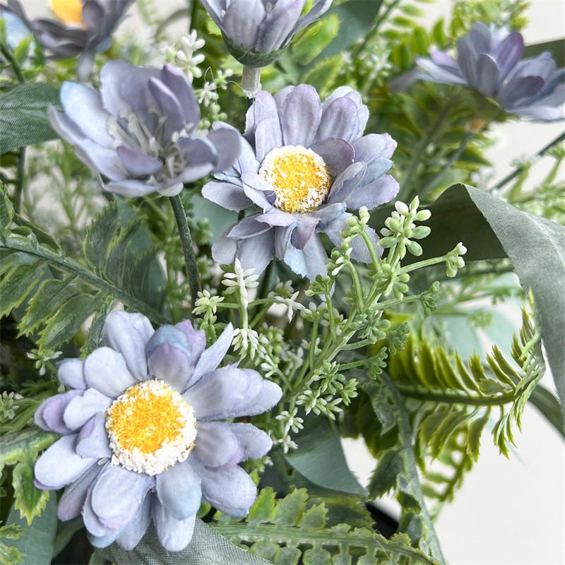 Severská sedmikráska perská zelená rostlina list umělá květina dekorace umělá zelená rostlina svatební domácí umělá květina