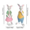 Easter Bunny Decor Easter Rabbits Resin Figurine Cute Bunny Decor Table Decorations Resin Bunny Decorations For Home Garden