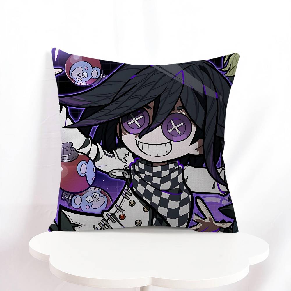 Kokichi Oma Office Cushion Pillowcase Car Cushion Cover45X45CM Lumbar Pillowcase Sofa Pillowcover