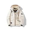 Latest Autumn and Winter Thickened Three-in-one Detachable Compass Jacket Water Resistant Outdoor Activity Couple Hiking Suit Men and Women