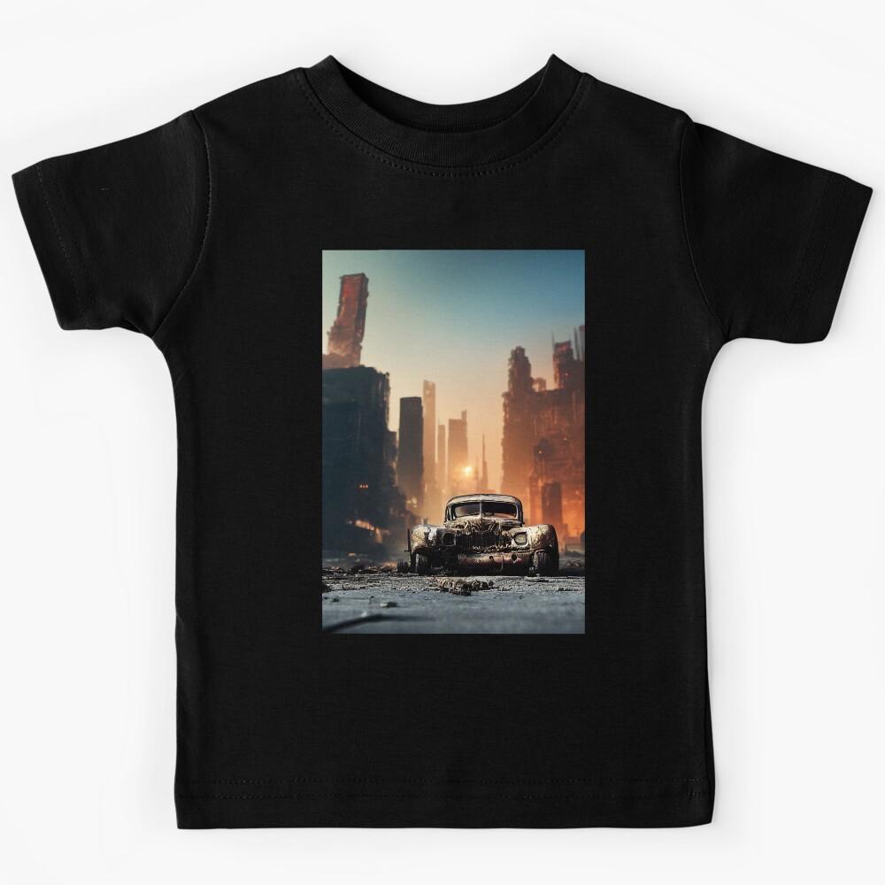Hot Rod in a Postapocalyptic World, a perfect gift for all American Hot Rod fans #6 Kids T-Shirt 150