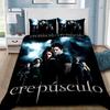 Exquisites Twilight-Saga-bedrucktes Bettwäsche-Set Bettbezug-Set 3tlg. Für Jungen Mädchen Erwachsene Schlafzimmerdekoration Einzelbett Twin Voll