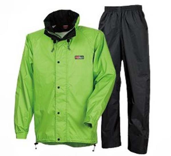 Kajimeku Cycling Rain Suit Size Lime km01620 CY-003, 3L, Green,
