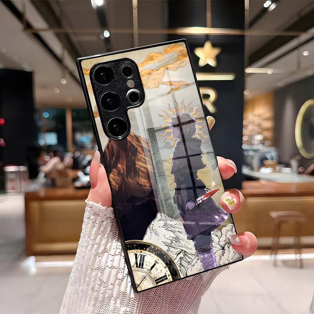 Hot Blooded Anime Phone Case For Samsung S26 Ultra S25 Edge Ultra S23 S22 S21 S20 Ultra Plus S24 Fe A25 Glass Cover