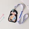 Cartoon Animal Shaped Long Rope Neck ID Card Holder Student Bus Card Cover Case Badge Holder Kpop Idol Photocard Holder