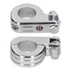2pcs Engine Guard Footpeg Mounting Clamp Aluminum Alloy Riding Accessory Fit for Honda