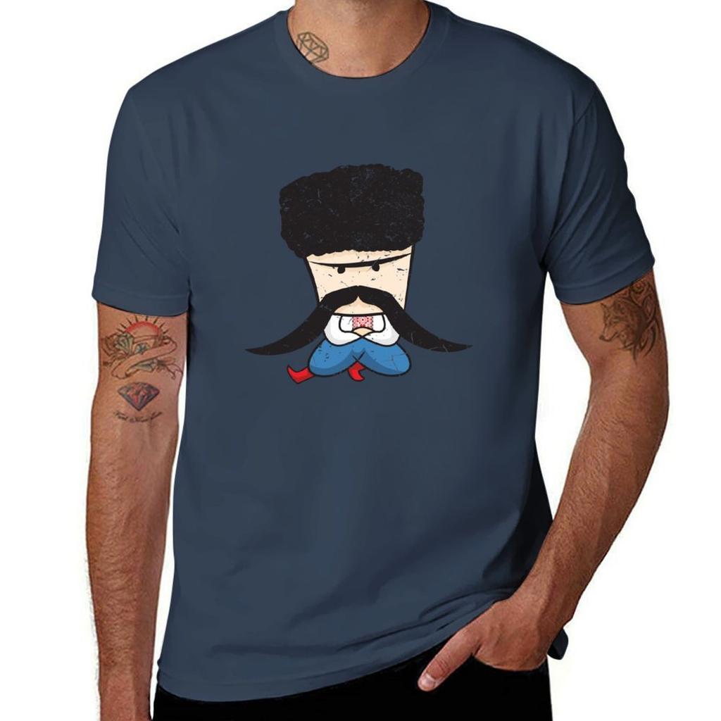 Cossack Colour TShirt Soft Stretch Short Sleeve Top TShirt