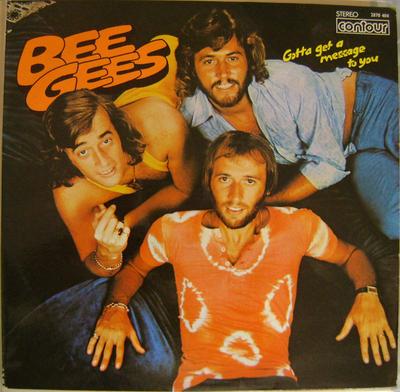 LP Record BEE GEES - Gotta Get A Message To You 2870404 CONTOUR 1974 UK Rock Used