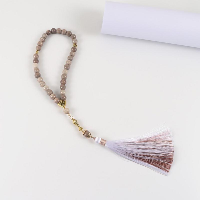 Multifunctional Glass Prayer Beads with Colorful Tassels Comfortable and Stylish for Muslims and Fashion Enthusiasts