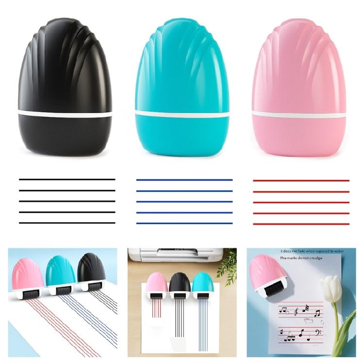 Instants 5 Line Music Staff Printer Roller Seal Educational Tool for Classroom Instruction Composition Practice