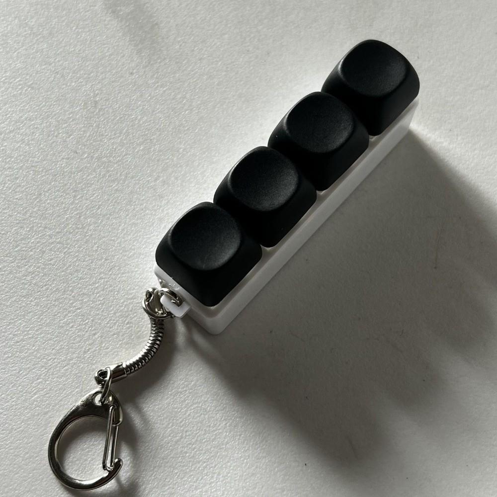 Doe-het-zelf Toetsenbord Vinger Toetsenbord Dop Keycap Clicker Speeltje Ontspannend Fidget Sleutelhanger Volwassene