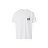 T Shirts Men's White Crew Neck Moderate Straight Fit 80439731