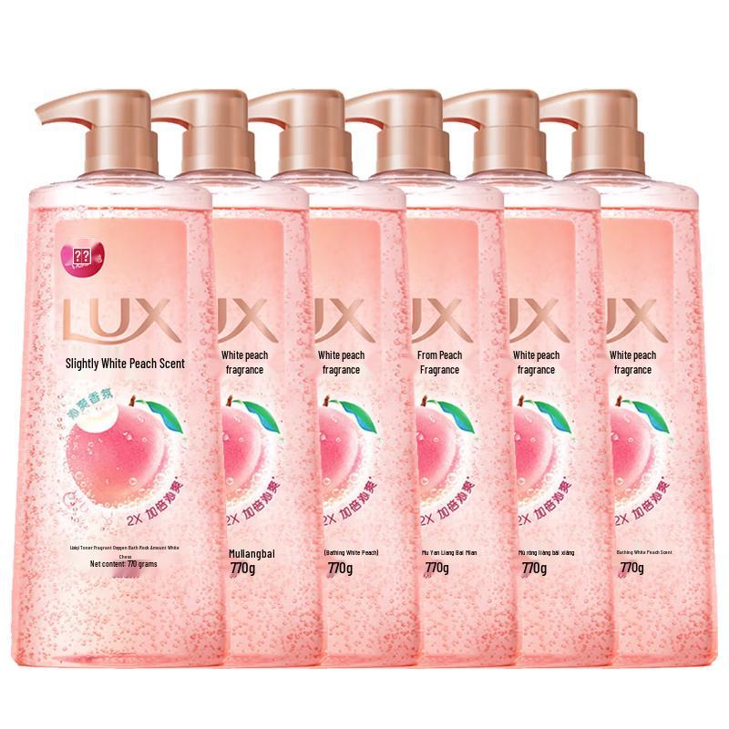 LUX Deep Cleansing White Peach Scent Shower Gel