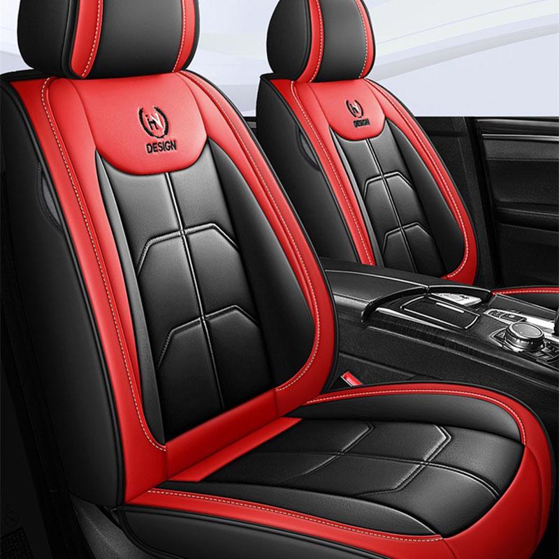 

Новый водонепроницаемый прочный дышащий универсальный защитный чехол на подушку переднего сиденья из искусственной кожи полный чехол на переднее сиденье (Только чехол на сиденье) One Seat красный