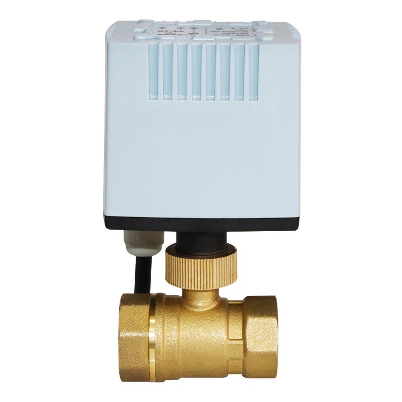 Waterproof Pure Copper Electric Two-Way Valve for Outdoor HVAC Systems