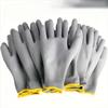 Grey Non-Slip Durable Gloves with Comfort Fit Knit Wristband for Gardening, Construction, Woodworking, and Auto Repair