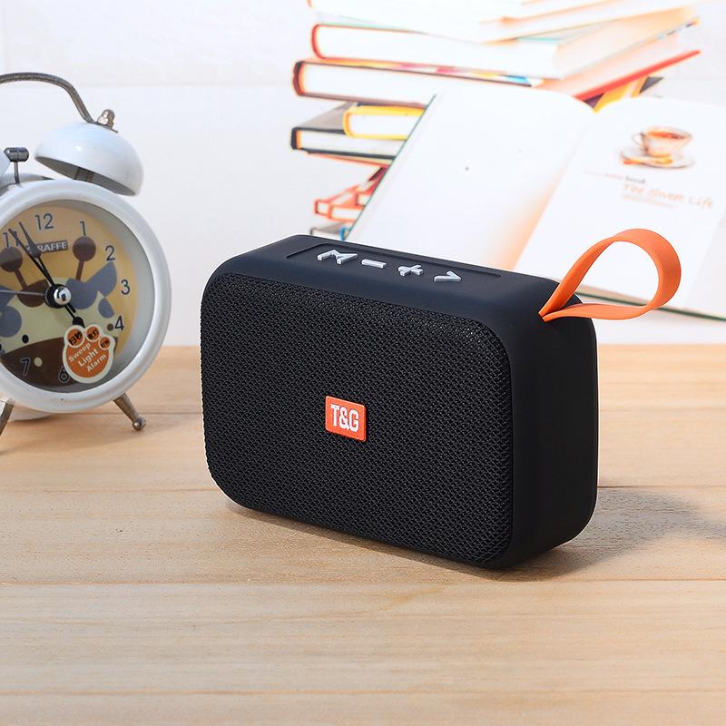TG506 Portable Bluetooth Speaker with Heavy Bass, Subwoofer, Card Slot, USB Flash Drive, Radio, and Outdoor Charging Capability.