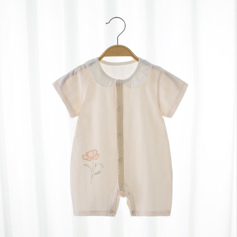 Qiaojiao Duck Newborn Baby Girl Summer Romper