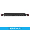 2 x D40mm Carbon Fiber Underwater Float Arm for Diving Tray Housing Video Light/Strobe Buoyancy Floating Ball Mounting (2 PCS)